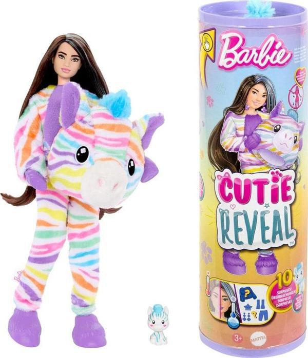 Barbie Cutie Reveal Rüya Renkler Serisi Zebra Doll HRK37-HRK39 - Image 1