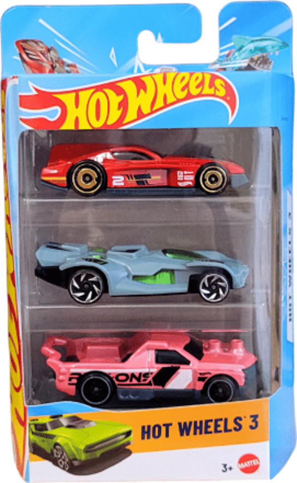 Hot Wheels 3'lü Araba Seti K5904-02 - Image 1