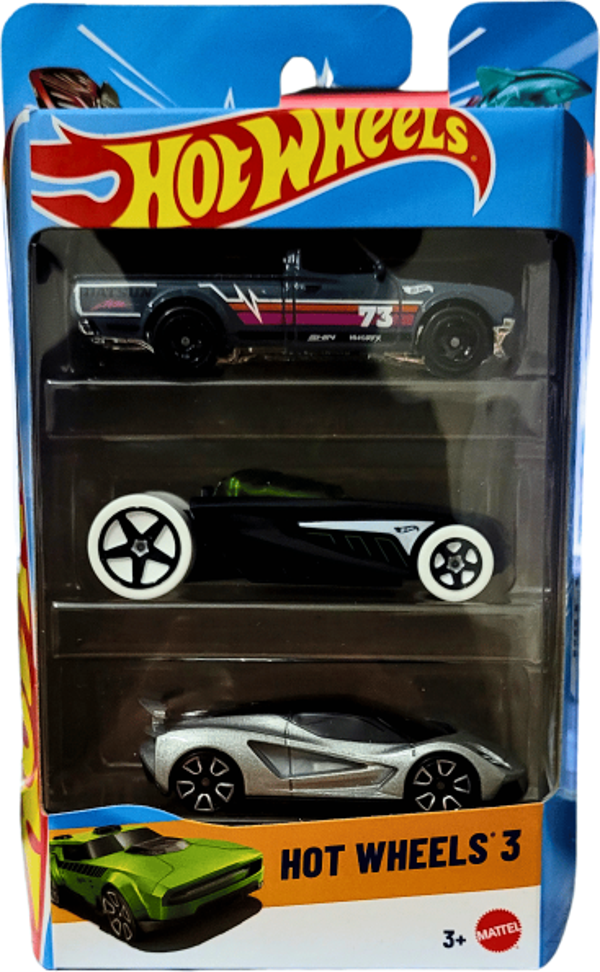 Hot Wheels 3'lü Araba Seti K5904-03 - Image 1