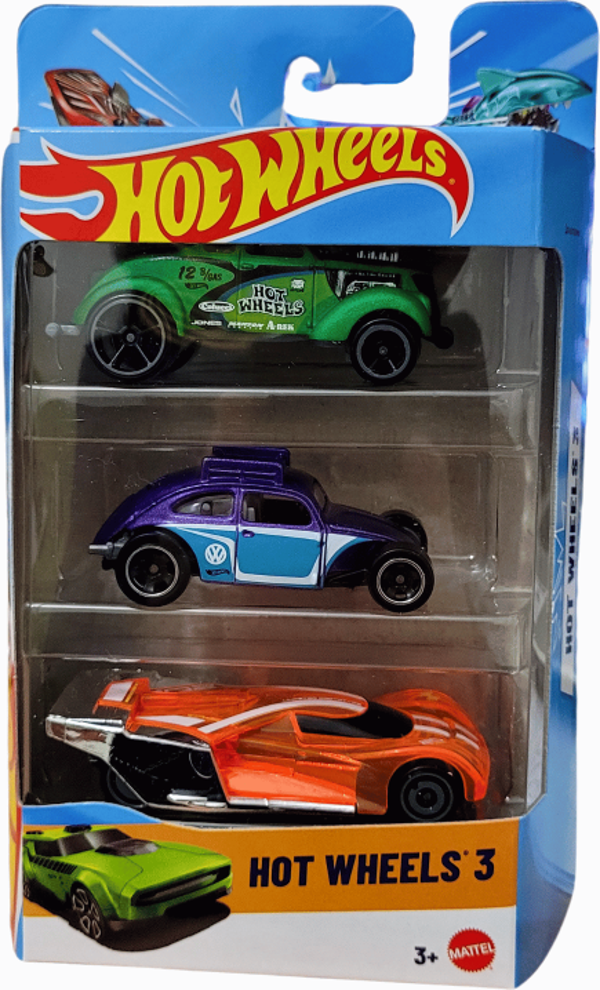 Hot Wheels 3'lü Araba Seti K5904-06 - Image 1