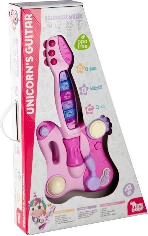 Nini Baby Unicorn Işıklı Sesli Müzikli Gitar ER-205 - Image 1