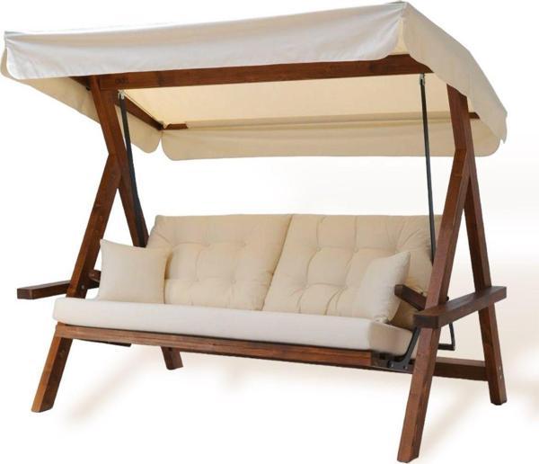 Aida Swings Lyon Salıncak, 4 Kişilik Salıncak, Ahşap Salıncak, Bahçe Salıncağı, Balkon Salıncağı, Teras Salıncak - Image 1