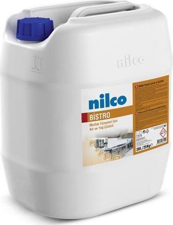 Nilco BISTRO 20L/22,4 KG MUTFAK YÜZEYLERİ İÇİN KİR VE YAĞ ÇÖZÜCÜ - Image 1