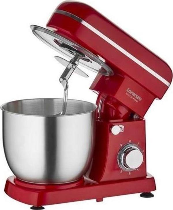 LORENZO MASTER PLUS STAND MİKSER HAMUR YOĞURMA KIRMIZI - Image 1