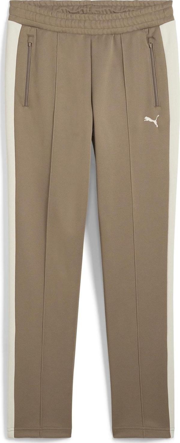 629798-93 Puma T7 Always On Slim Trackpants Kadın Eşofman Altı S&amp;uuml;tl&amp;uuml; Kahve - Image 1