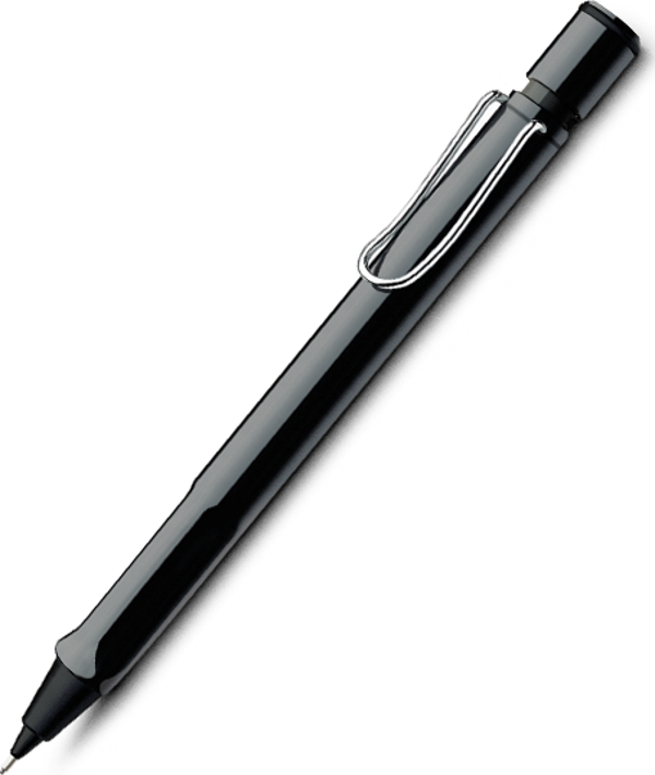 Lamy Safari Versatil Kalem Metal Klips 0.5 mm Parlak Siyah 119 - Image 1