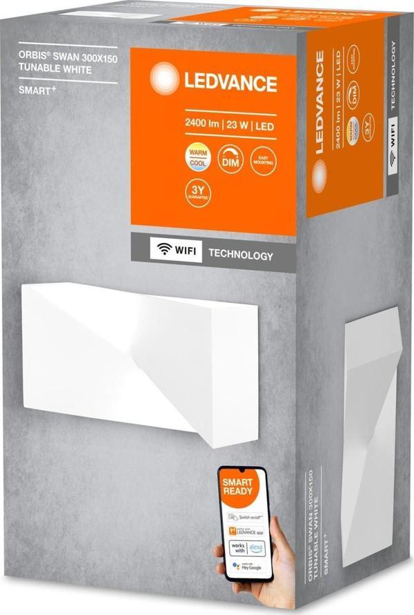 Ledvance Smart Wifi Orbis Wall Swan 23W 3000-6500K 1700lm IP20 30cm İç Mekan Armatür - Image 1