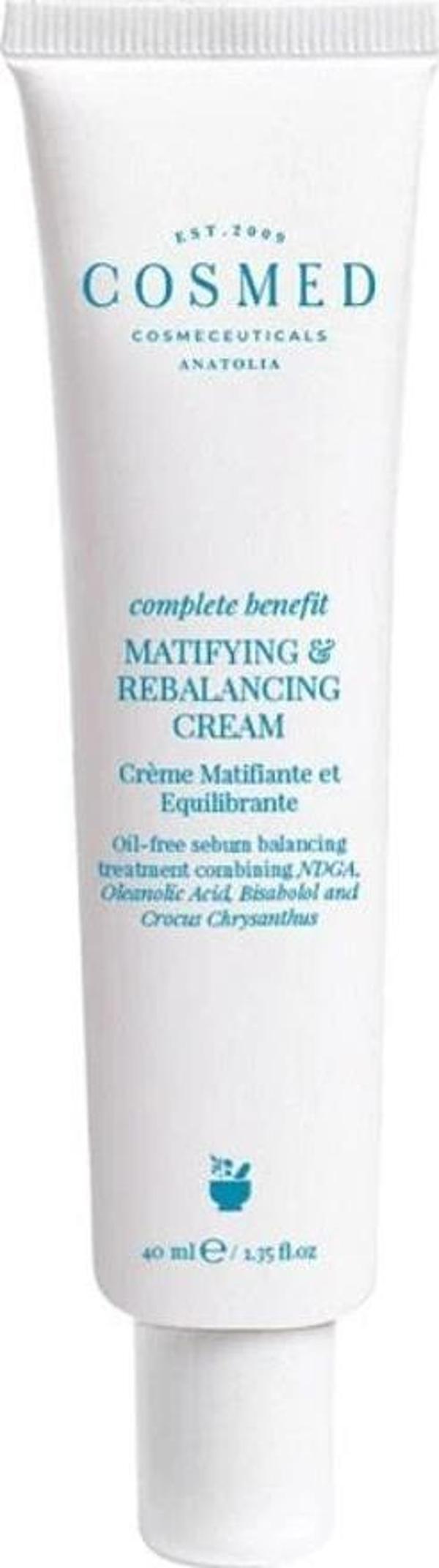 Cosmed Matifying Rebalancing Matlaştırıcı Nemlendirici Krem 40ml - Image 1
