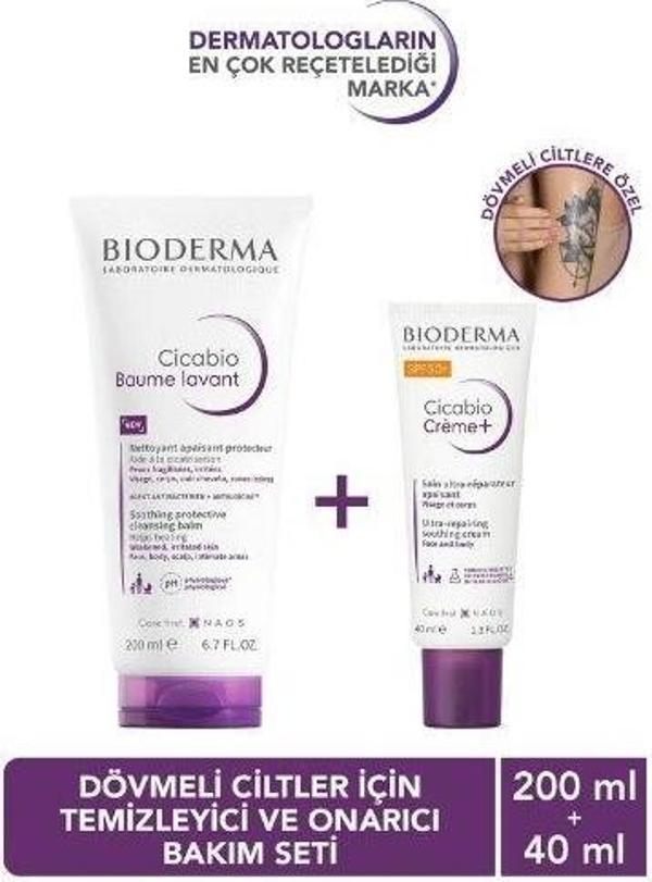 Bioderma Cicabio Temizleyici ve Onarıcı Bakım Kiti - Image 1