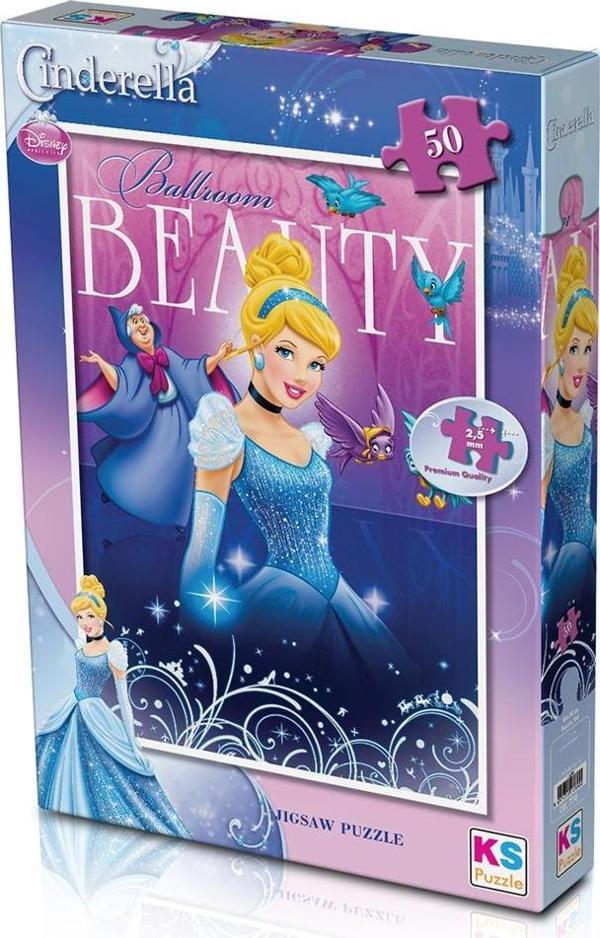 Ks Games Puzzle 50 Parça Cinderella Çocuk Puzzle - Image 1