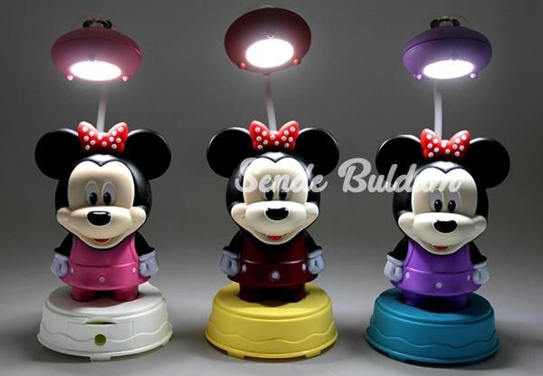 Mickey Mouse Masa Üstü Lamba Şarjlı Usb Alk2716 - Image 1