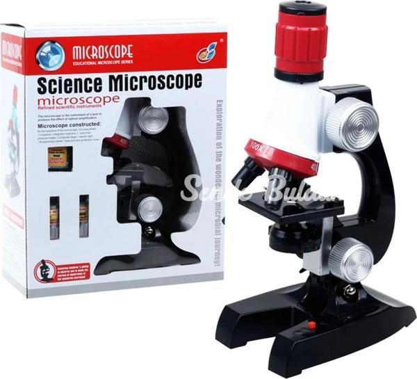 Eğitici Mikroskop Kiti Zoom Led Işıklı 100x 400x 1200x St1200x - Image 1