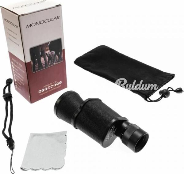 Baigish 10x40 Metal Deri Kaplamalı Rus Modeli Monoküler Dürbün - Image 1