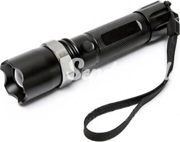Km110 Profesyonel Şarjlı El Feneri Ledli+flashlight+zoom Özellikli  Aparatlı 6 Parça Full Set - Image 1