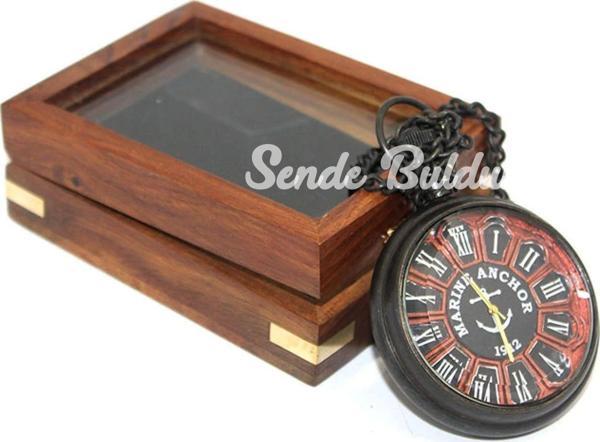 Ahşap Kutulu Köstekli Saat Nı4341g - Image 1