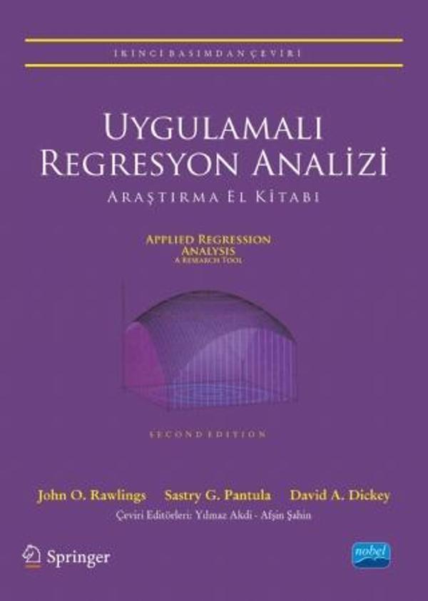 UYGULAMALI REGRESYON ANALİZİ - Applied Regression Analysis - Nobel Akademik Yayıncılık - Image 1
