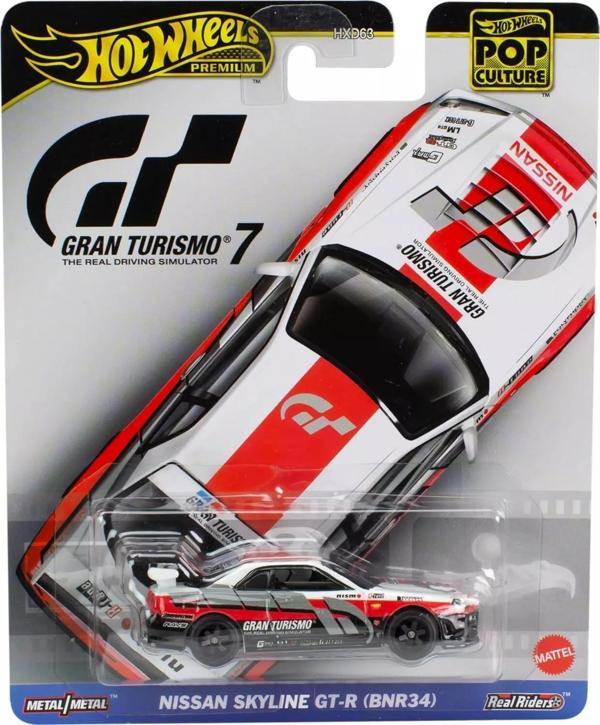 Hot Wheels Premium Pop Culture ''Gran Turismo 7'' 1:64 Nissan Skyline GT-R (BNR34) - Image 1