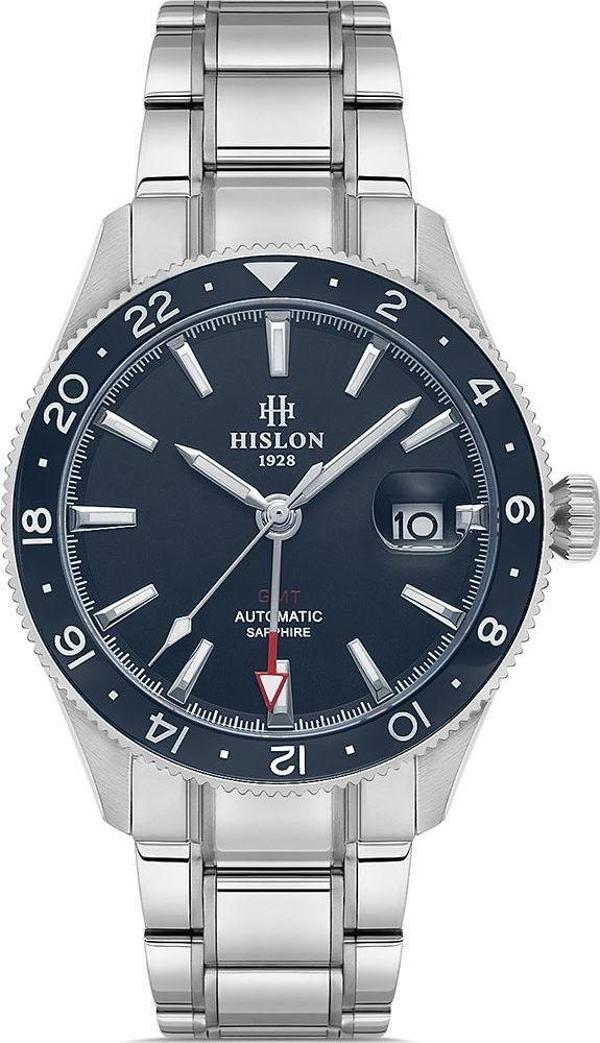 Hislon GMT SD153T-11SS Erkek Kol Saati - Image 1