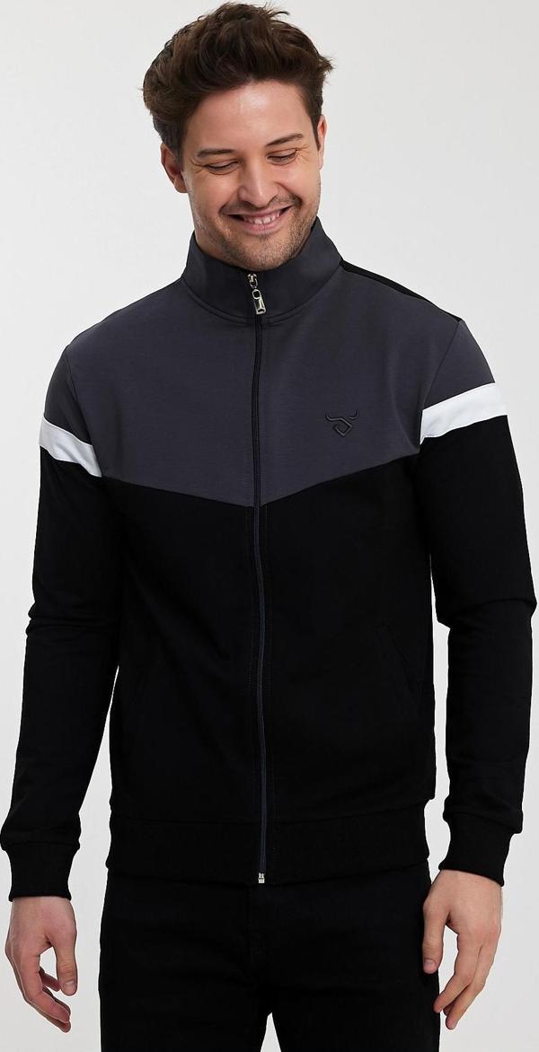 Twobull BERLİN Erkek Sweatshirt Siyah - Image 1