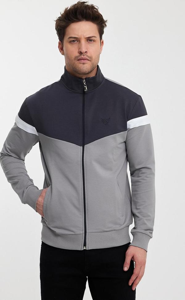 Twobull BERLİN Erkek Sweatshirt Taş - Image 1