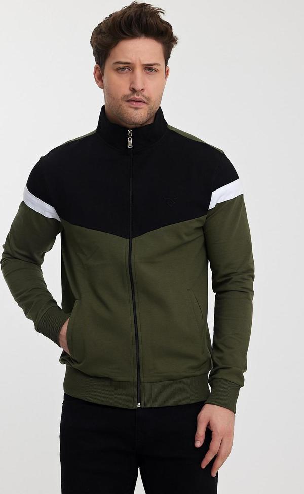 Twobull BERLİN Erkek Sweatshirt Haki - Image 1