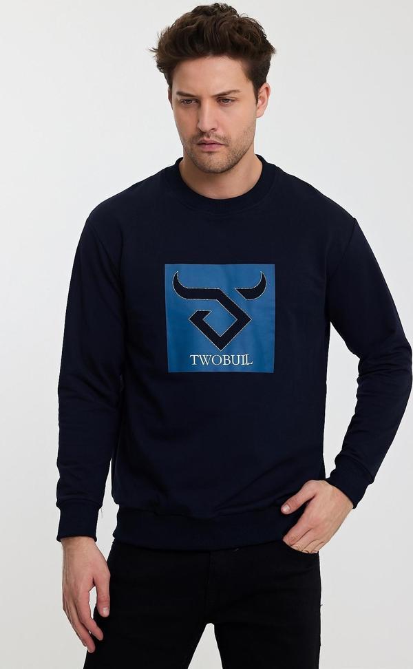 Twobull OSLO Erkek Sweatshirt Lacivert - Image 1