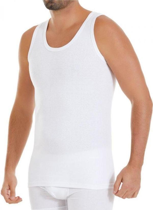 Yıldız 04 %100 Pamuk Ribana Erkek Atlet - Image 1