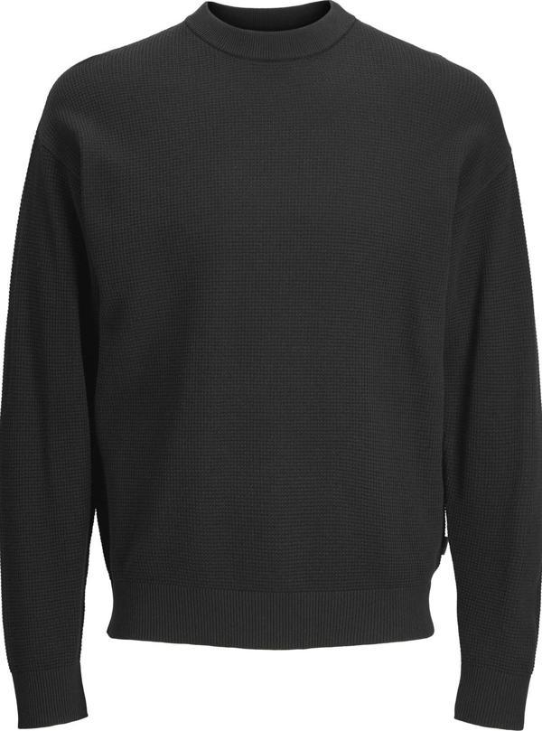 Jack&Jones JORSCOTT KNIT CREW NECK SİYAH 12261771 - Image 1