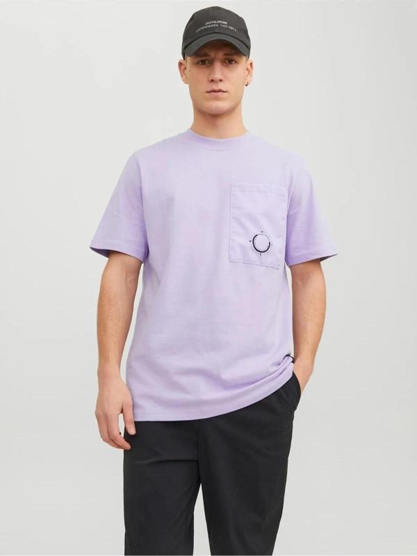 Jack&Jones JCOWATER OVERLAY TEE SS CREW NECK MOR - Image 1