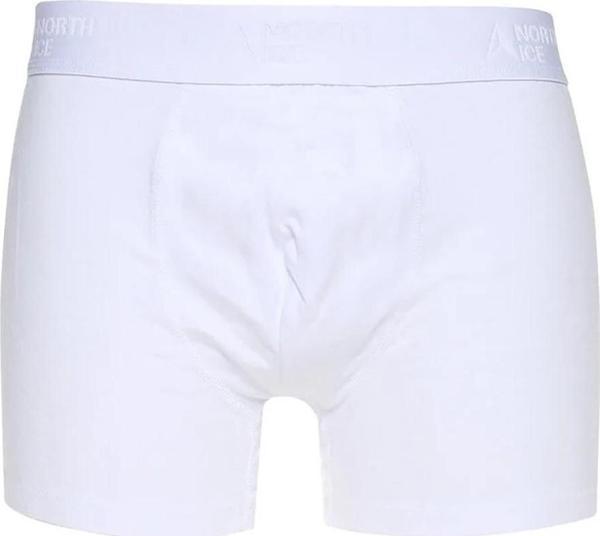 North Ice Whıte Serisi 3'lü Boxer BEYAZ - Image 1