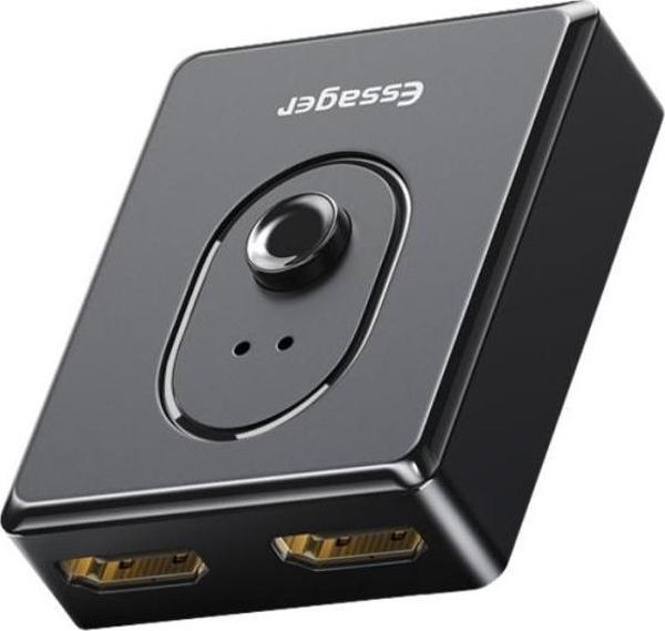 Essager 2in1 Çift Yönlü HDMI Switch Adaptör, 4K 60Hz, Çift Ekran Bağlantılı Çevirici, TV,PC,Projektör - Image 1