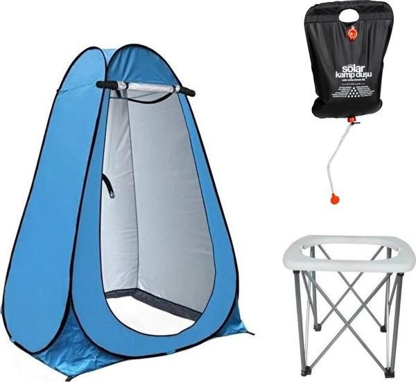YekOutdoor Otomatik Çadır WC ve Duş Seti 120x120x190 - Image 1