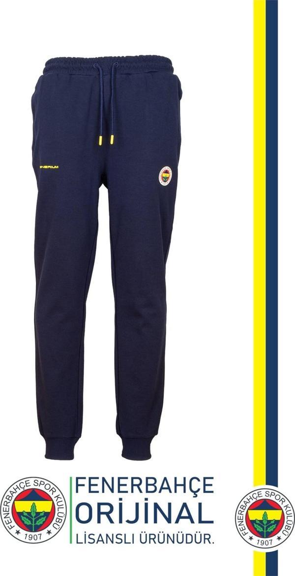 Fenerbahçe Orijinal Lisanslı Eşofman Altı Ribanalı Paça  - Image 1
