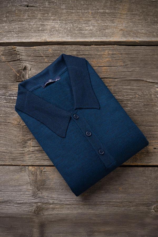 Woolen World Polo Yaka Battal (Büyük Boy) Yünlü Triko Kazak  - Image 1