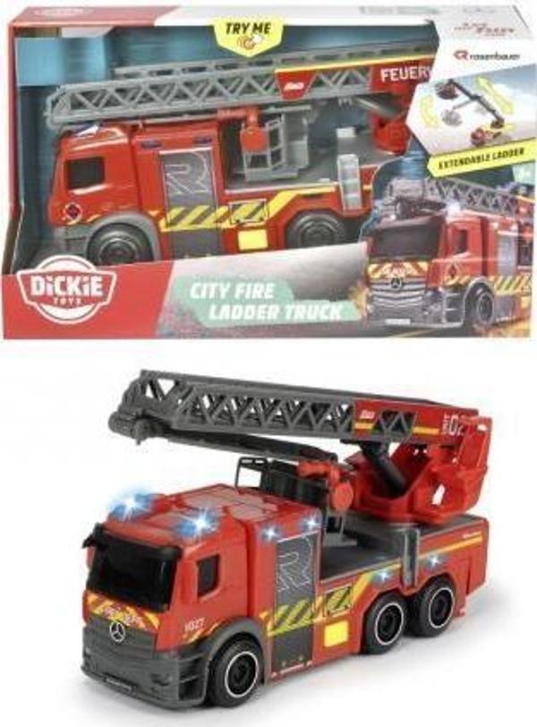 Dickie Işıklı Sesli Fire Truck Kurtarma İtfaiye Aracı - Image 1