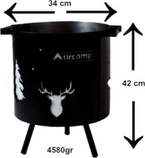 Orgaz Doğa Orman Ateş Kamp Şöminesi DS-340 - Image 1