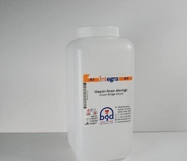 Integra Geçici Kron Akrilik Diş Fakültesi Öğrencileri Tüm Tamir Işlem Için Akrilik 450 gr - Image 1