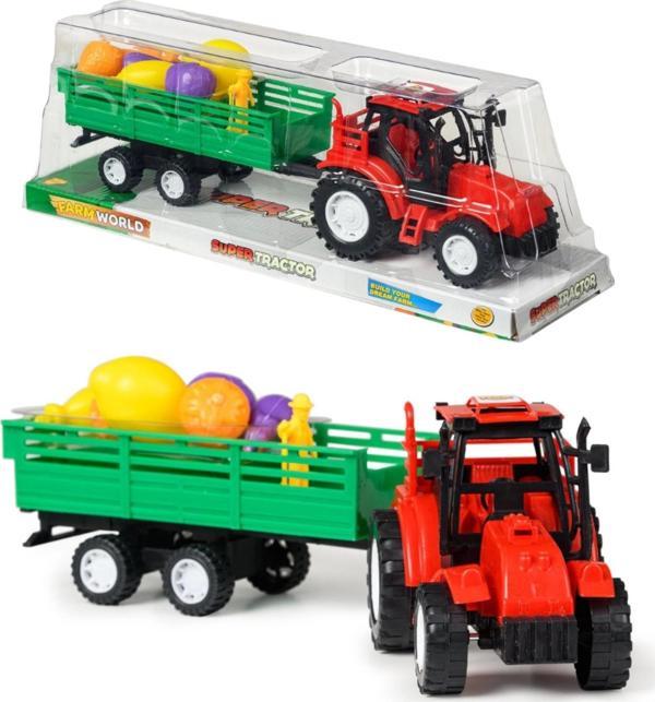 Meyveli Traktör Seti - Motor Oyuncakları - Çiftlik Seti - Traktör Oyuncakları - Çiflik Oyuncakları - Image 1