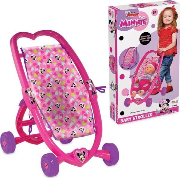 Minnie Mouse Kalpli Puset - Bebek Arabası - Ev Eşyaları Seti - Ev Oyuncakları Seti - Image 1