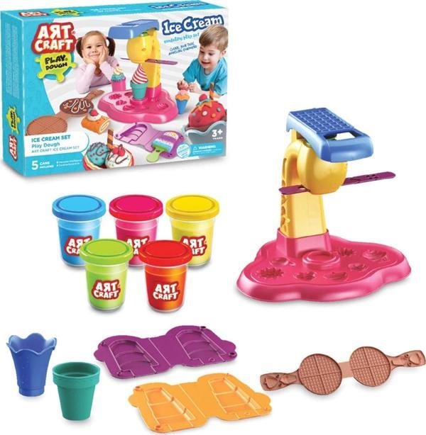 Dondurma Oyun Hamur Seti 280 Gr. - Oyun Hamuru Seti - Hamur Setleri - Waffle Hamur Seti - Image 1