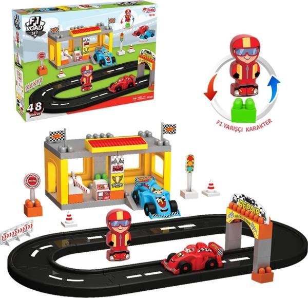 F1 Yol Seti - Lego Oyuncağı - Lego Setleri - Bloklar - Lego Seti - Pist - Yarış Seti - Image 1