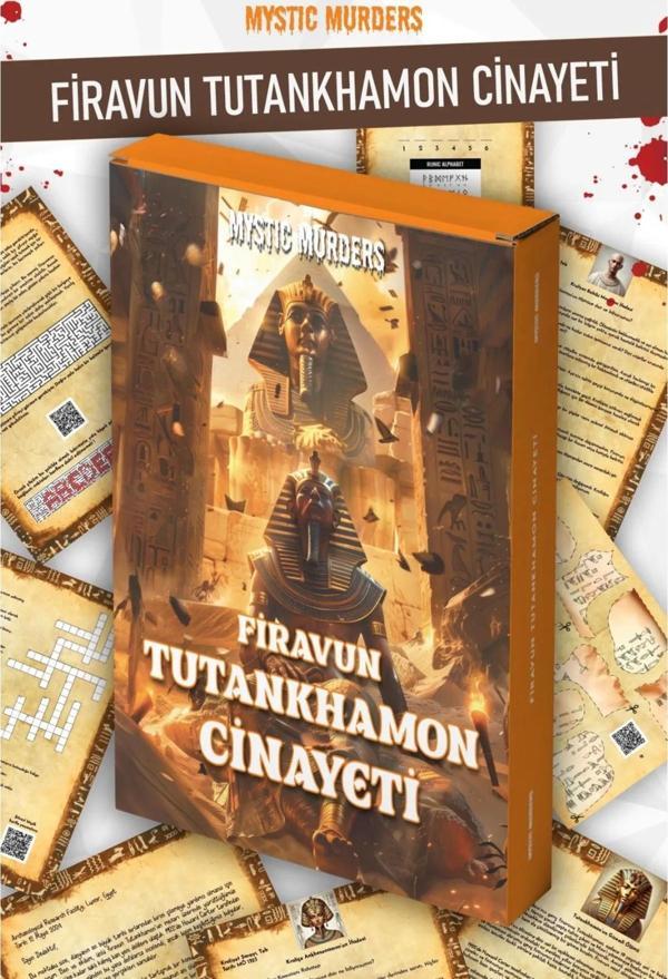 Firavun Tutankhamon Cinayet Dedektif Oyunu - Dava Çözme Oyunu - Suç Çözme Oyunu - Cinayet Oyunu Cina - Image 1
