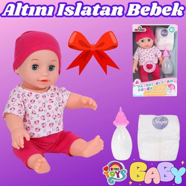 Naime Altını Islatan Et Bebek - Oyuncak Altını Islatan Bebek - Su İçen Bebek - Altına İşeyen Bebek - - Image 1