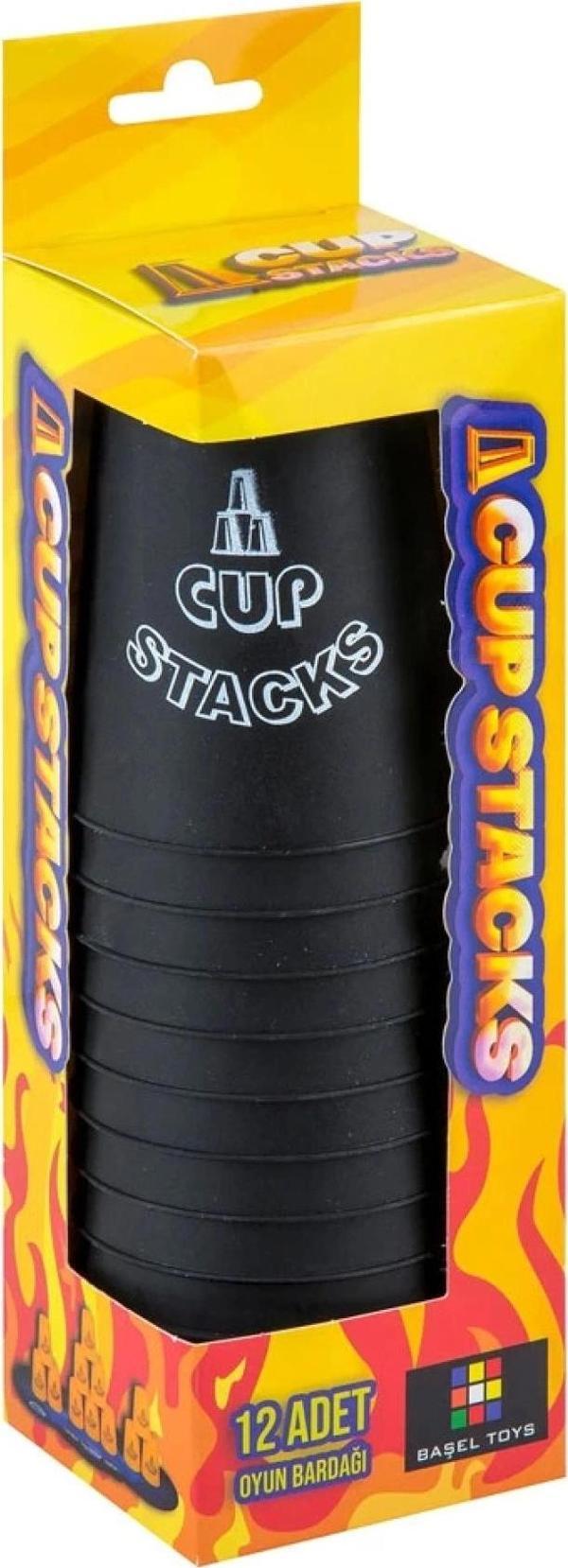 Orijinal Cup Stacks Bardak Oyunu - Speed Cup - Hızlı Bardaklar Oyunu - Hızlı Bardak Oyunu - Siyah - Image 1