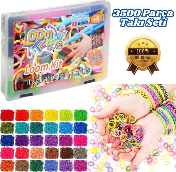 Orijinal Loom Twister 3500 Parça Seti - Takı Seti - Toka, Bilezik Ve Kolye Yapma Seti - Loom Twister - Image 1