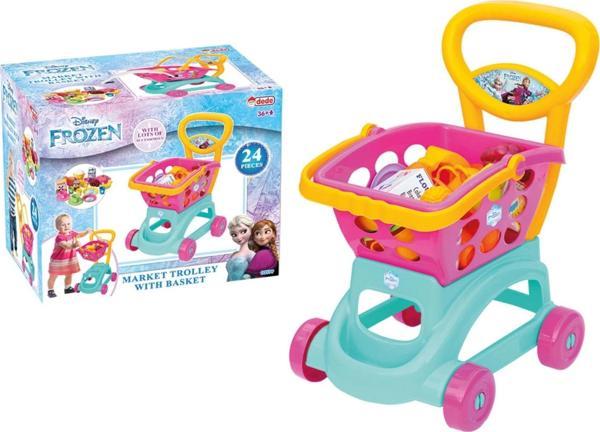 Frozen Sepetli Market Arabası - Mutfak Setleri - Ev Oyuncak Setleri - Image 1