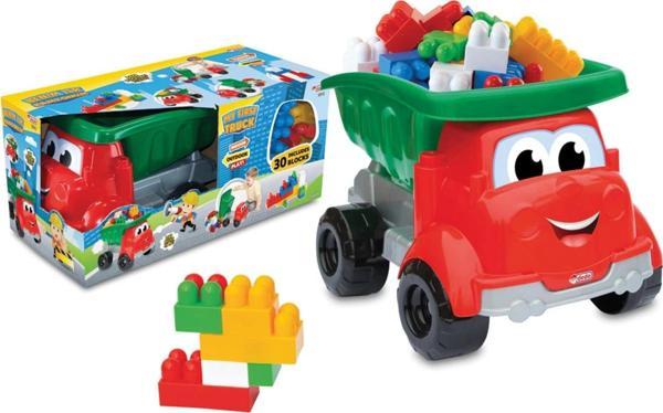 Bloklu Büyük Kamyon (30 Parça) - Oyuncak Kamyon - Plastik Kamyon - İş Makinesi - Image 1