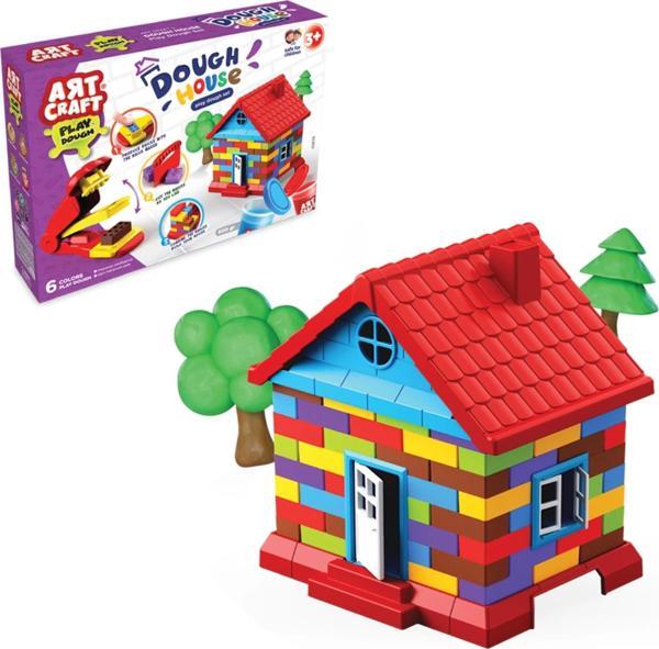 Hamur Ev Seti 600 Gr. - Oyun Hamuru Seti - Hamur Setleri - Hamur Kalıpları - Ev Hamur Seti - Image 1
