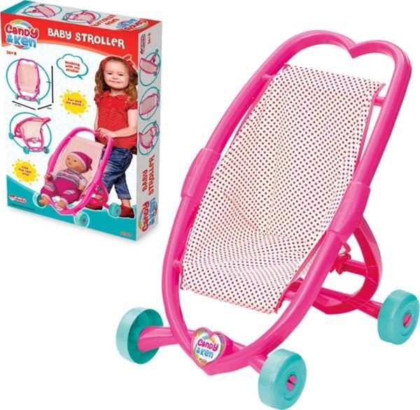 Candy & Ken Kalpli Puset - Bebek Arabası - Ev Eşyaları Seti - Ev Oyuncakları Seti - Image 1