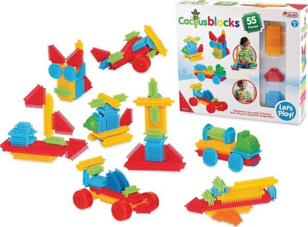 Kaktüs Bloklar (55 Parça) - Kaktüs Oyuncak - Lego Seti - Kaktüs Lego - Taraklı Lego - Image 1